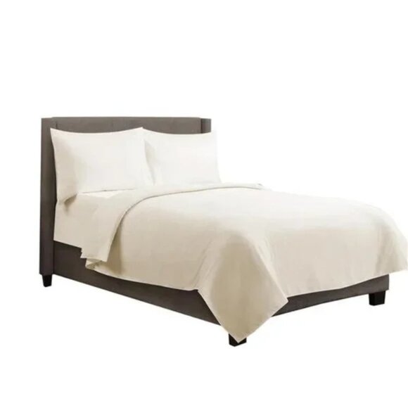 Millano Organic Cotton 4-Piece Sheet Set Ivory - Picture 2 of 4